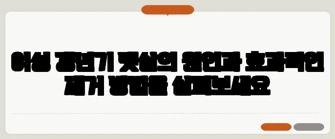 여성 갱년기 뱃살의 원인과 효과적인 제거 방법을 살펴보세요