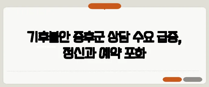 기후불안 증후군 상담 수요 급증, 정신과 예약 포화