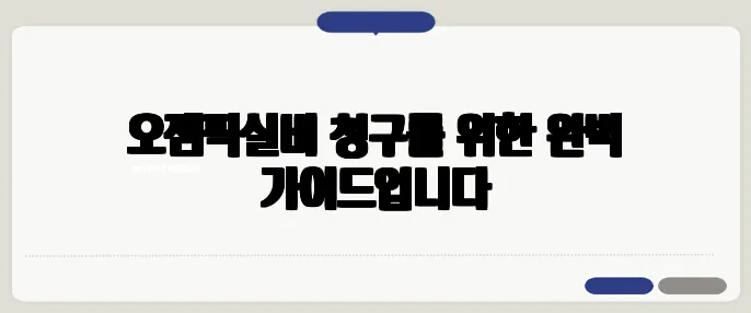 오젬픽실비 청구를 위한 완벽 가이드입니다